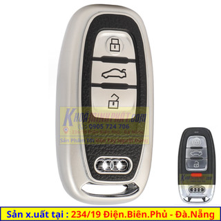Ốp nhựa bảo vệ chìa khoá xe ô tô Audi A3, A4, A5, A6, A7, A8, Q3, Q5, Q7, Q8, RS3, RS4, RS5, RS6, RS7, S3, S4, S5, S6