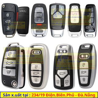Ốp nhựa chìa khoá xe ô tô Audi A3, A4, A5, A6, A7, A8, Q3, Q5, Q7, Q8, RS3, RS4, RS5, RS6, RS7, S3, S4, S5, S6, S