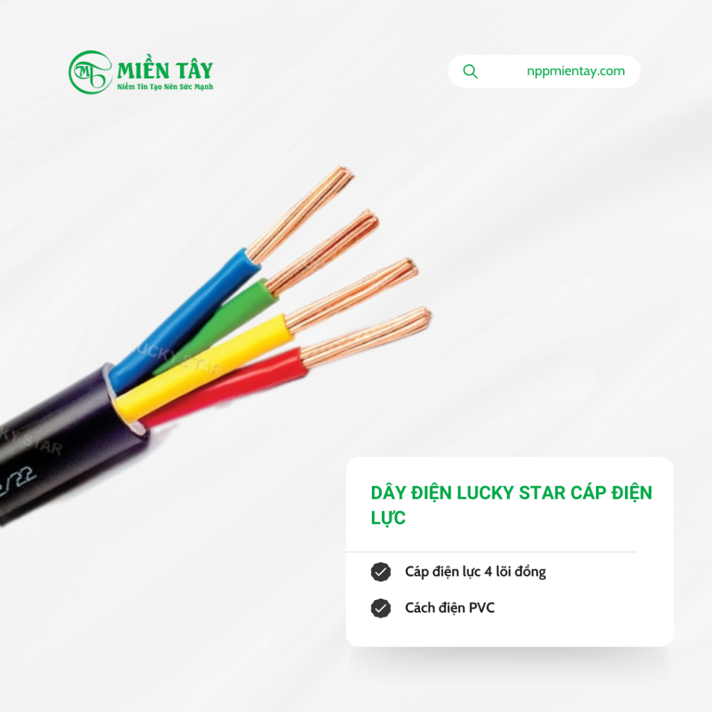 DÂY ĐIỆN LUCKY STAR CÁP ĐIỆN LỰC - CVV 4x16