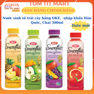 Nước sinh tố trái cây hãng OKF, chai 500ml, nhập khẩu Hàn Quốc