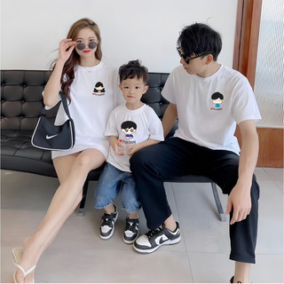 Áo gia đình in hình chibi dễ thương