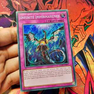 Thẻ bài Yugioh chính hãng | Infinite Impermanence | FLOD Secret rare.