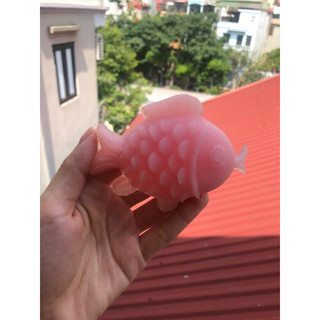khuôn silicon cá vàng to