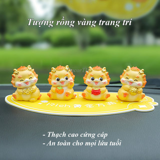 Mô hình rồng trang trí làm mô hình tiểu cảnh, bàn làm việc, ô tô - Mô hình rồng decor đáng yêu