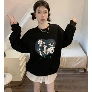 Mẫu áo Sweater nỉ chất nỉ cotton lót nỉ form rộng nam nữ