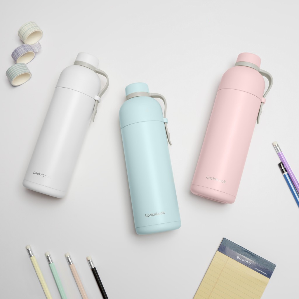 Bình giữ nhiệt LocknLock Belt Bottle LHC4267 490ml - Hàng chính hãng, thép không gỉ - JoyMall | BigBuy360 - bigbuy360.vn