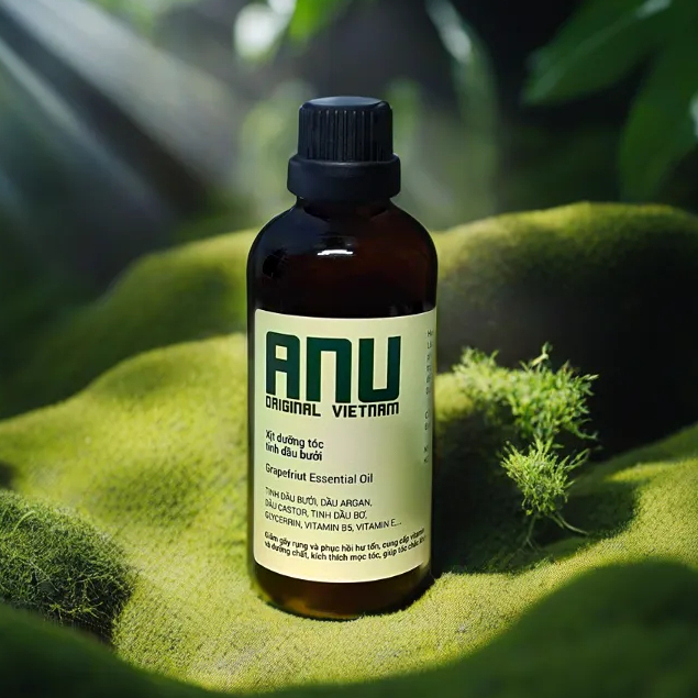 Xịt Dưỡng Tóc Tinh Dầu Bưởi ANU ORGANIC Chống Rụng Kích Thích Mọc Tóc Ngăn Ngừa Gẫy Rụng Hiệu Quả 100ml