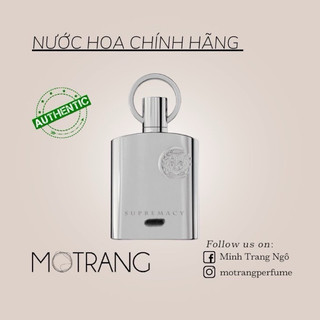 Nước Hoa Nam Supremacy Silver Mùi Hương nam tính, hấp dẫn thơm lâu, lưu hương lâu 5ml - 10ml - 20ml