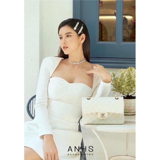 Set vòng cổ đá & kẹp tóc đá BONEE | ANHS Accessories
