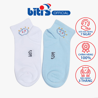 Combo 2 Vớ Nữ Biti's ASWG00070TRG ( Trắng )