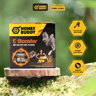 Hộp Gel năng lượng thể thao E.Booster HONEY BUDDY, làm từ mật ong tự nhiên, nạp năng lượng nhanh chóng, duy trì sức bền