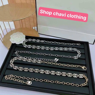 Đai váy dây xích nhỏ đính đá thời trang Shop Chavi Clothing