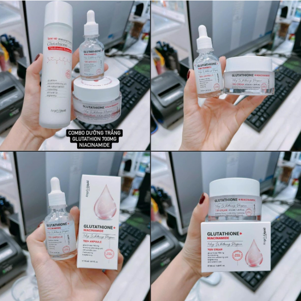 Serum Dưỡng Sáng Da Angel’s Liquid 7day Whitening Program Glutathione 700 V-Ample