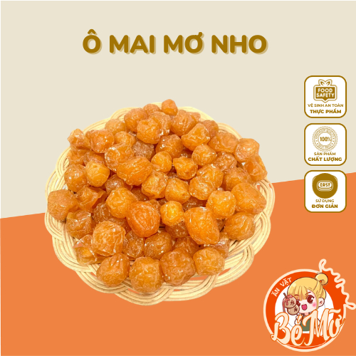 Ô Mai Mơ Nho Sấy Dẻo Vị Ngọt Thanh - Hộp 500gr