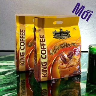 [COMBO 2 TÚI] Cà Phê Sữa Hòa Tan 3IN1 KING COFFEE( BAO BÌ MỚI) - Túi 50 gói x 20gam