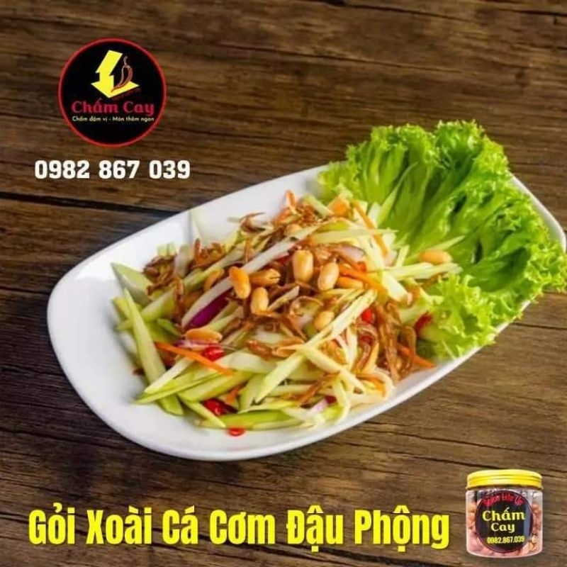 Chấm Cay Cá Cơm đậu phộng Singapore 100gr