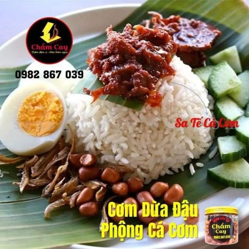 Chấm Cay Cá Cơm đậu phộng Singapore 100gr