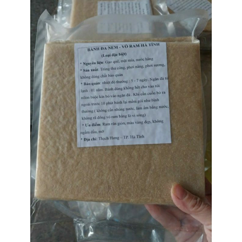Bánh đa nem _ Vỏ ram hà tĩnh