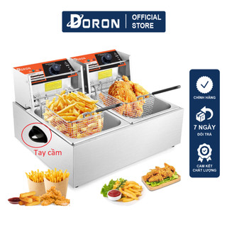 Bếp chiên nhúng điện DORON 5000W gia nhiệt nhanh, chống quá nhiệt, quá tải