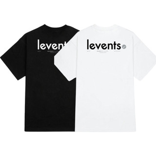 Áo Thun Levents Popular Logo/ Black White Mang Phong Cánh Basic Nam Nữ Mặc Cực Chất