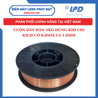 Cuộn dây hàn mig 5kg dùng khí C02 cao cấp