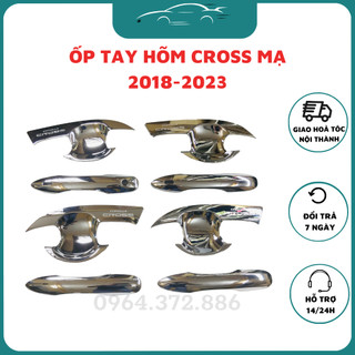 Bộ ốp tay nắm, hõm cửa xe Toyota Corolla Cross 2018- 2021- 2022- 2023-2024 MẠ CROM cao cấp