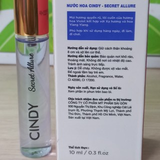 Nước hoa Cindy Secret Allure 10ml