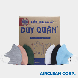 Thùng 500 Chiếc Khẩu Trang Duy Quân 3 Lớp Kháng Khuẩn