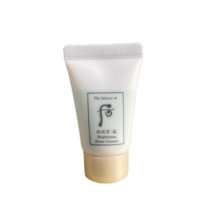 [13ml tách sét] Sữa Rửa Mặt WHOO TRẮNG Dưỡng Trắng Làm Sáng Da Gong Jin Hyang Seol Whoo Brightening Cleansing Foam 13ml