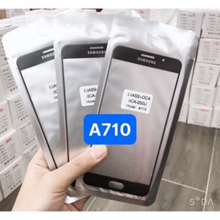 Kính ép có keo oca samsung a710 - kính ép màn hình có keo oca samsung a710 - kính ép sam sung a710 - ss a710 - giá sỉ rẻ