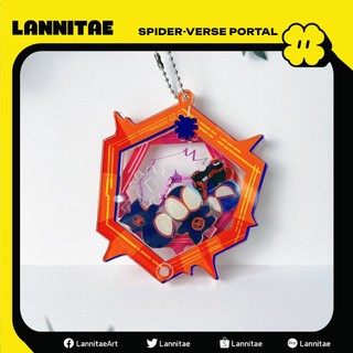 Móc khóa lắc - Keychain shaker - Cổng dịch chuyển Spider