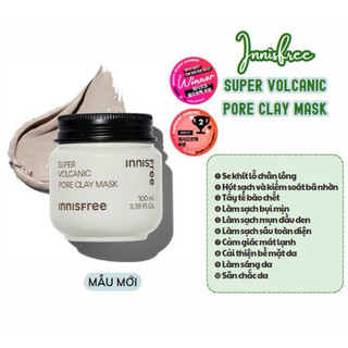 Mặt nạ đất sét Super Volcanic Innisfree (mẫu mới nhất)