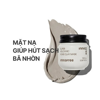 Mặt nạ đất sét Super Volcanic Innisfree (mẫu mới nhất)