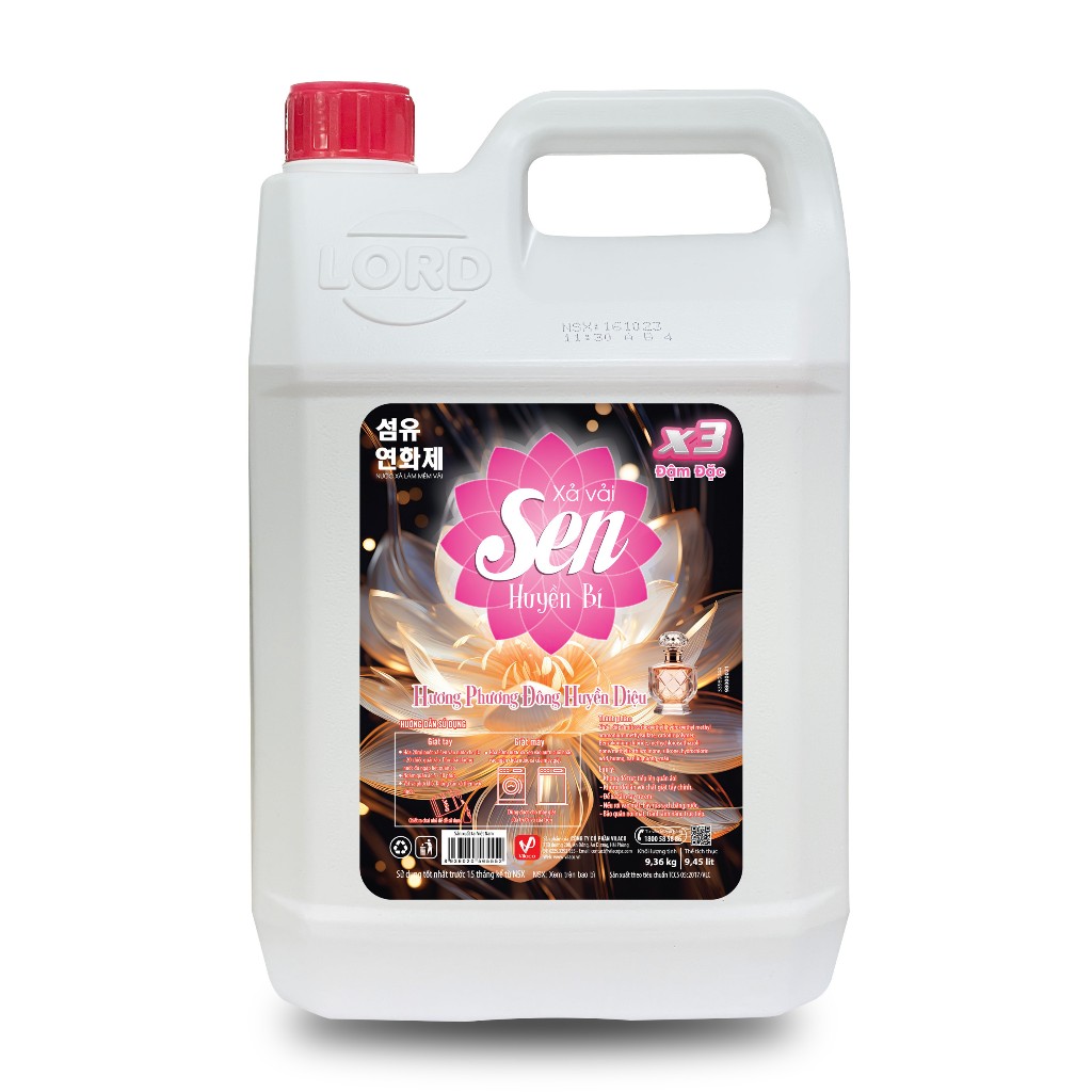 Nước xả vải Lord Sen Huyền Bí 9.36kg
