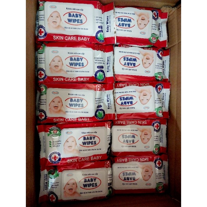 Hỏa Tốc ( COMBO 30 GÓI ) KHĂN ƯỚT CAO CẤP BABY 80GR