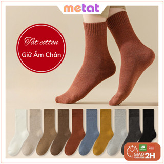 Tất Cao Cổ Len Mùa Đông, Tất Giữ Nhiệt Dành Cho Nam và Nữ - Mê Tất Official