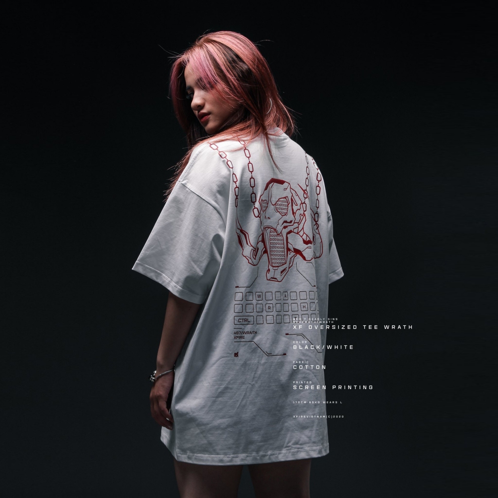 XFIRE WRATH TSHIRT IN WHITE