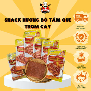 Snack hương bò tăm que cay thơm cay