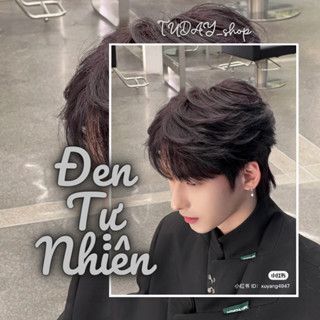 Thuốc Nhuộm Tóc Màu ĐEN TỰ NHIÊN Nam Không Tẩy | Tudayhair, Tudayhairs