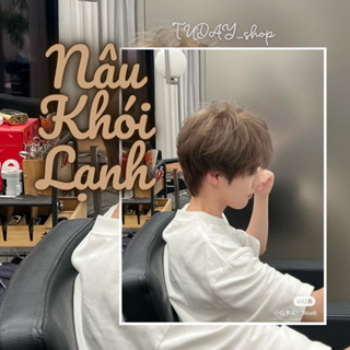 Thuốc Nhuộm Tóc Màu NÂU KHÓI LẠNH Nam Không Tẩy | Tudayhair, Tudayhairs