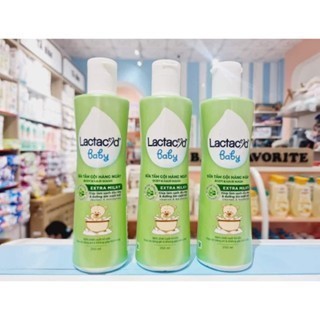 Sữa tắm gội trẻ em Lactacyd Milky 250ml, Lactacyd BB - Bảo vệ kép, sữa tắm rôm sảy, dưỡng da cho bé