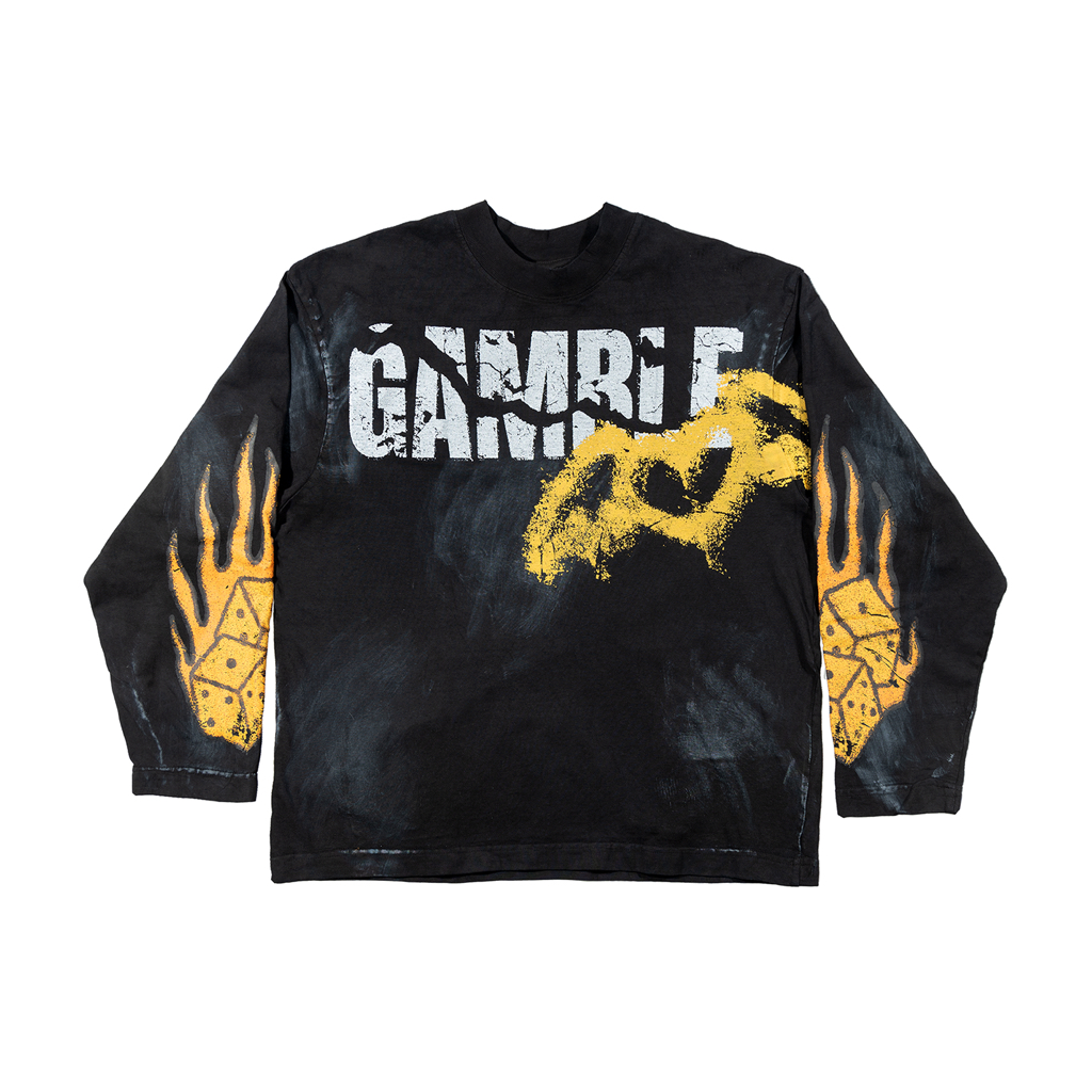 GAMBLING TEE  / Áo Thun Tay Dài Gambling / Oversized Boxy Fit / GAMBLE WORLDWIDE