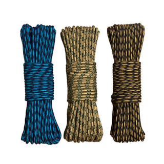 10 mét - Dây Dù nhung 3mm tròn có lõi chắc chắn + êm tay dùng làm macrame, trang trí, cố định đồ vật