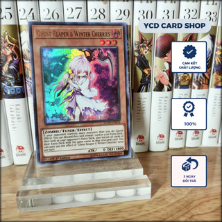 Thẻ bài Yugioh chính hãng Ghost Reaper & Winter Cherries – Ultra Rare