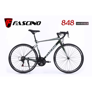 [Tặng Đèn Hậu, Bộ Dụng Cụ Lắp Ráp] Xe Đạp Road/Đua FASCINO 848-Vòng Bánh 700C-Bảo Hành 24 Tháng