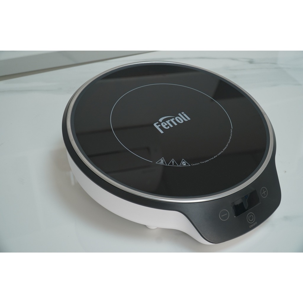 Bếp từ đơn Ferroli tròn FI2000RS Công suất 2000W, BH 12 tháng, Điều khiển cảm ứng, dáng tròn tinh tế