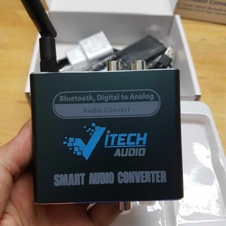 Bộ bluetooth và cổng quang kết nối âmply,vang,mixer phát nhạc cho dàn âm thanh