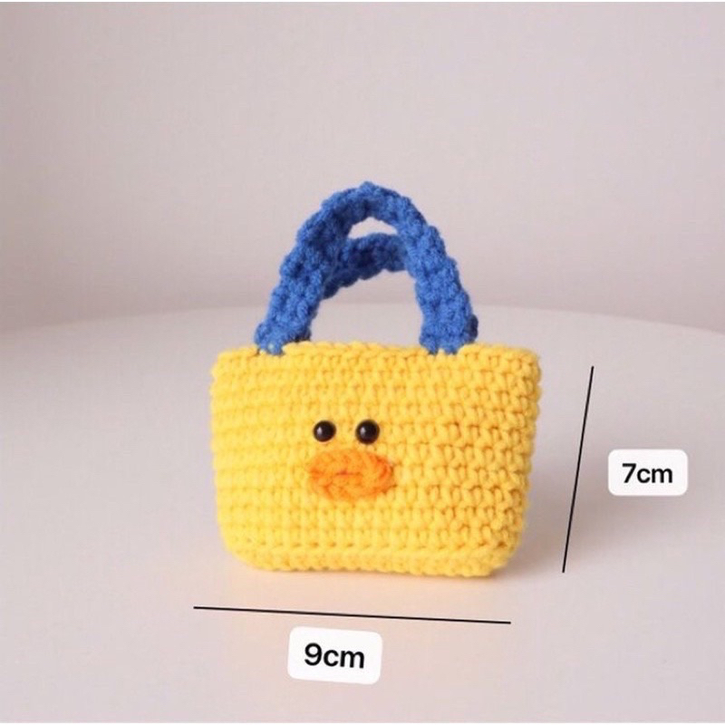 TÚI ĐỰNG TAI NGHE HÌNH VỊT / TÚI ĐỰNG TAI NGHE BẰNG LEN