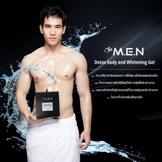 Sữa Tắm The MEN Detox Body Whitening Gel Thailand 400ml, trắng da, giảm viêm nang lông, giảm mụn và thâm nám sạm