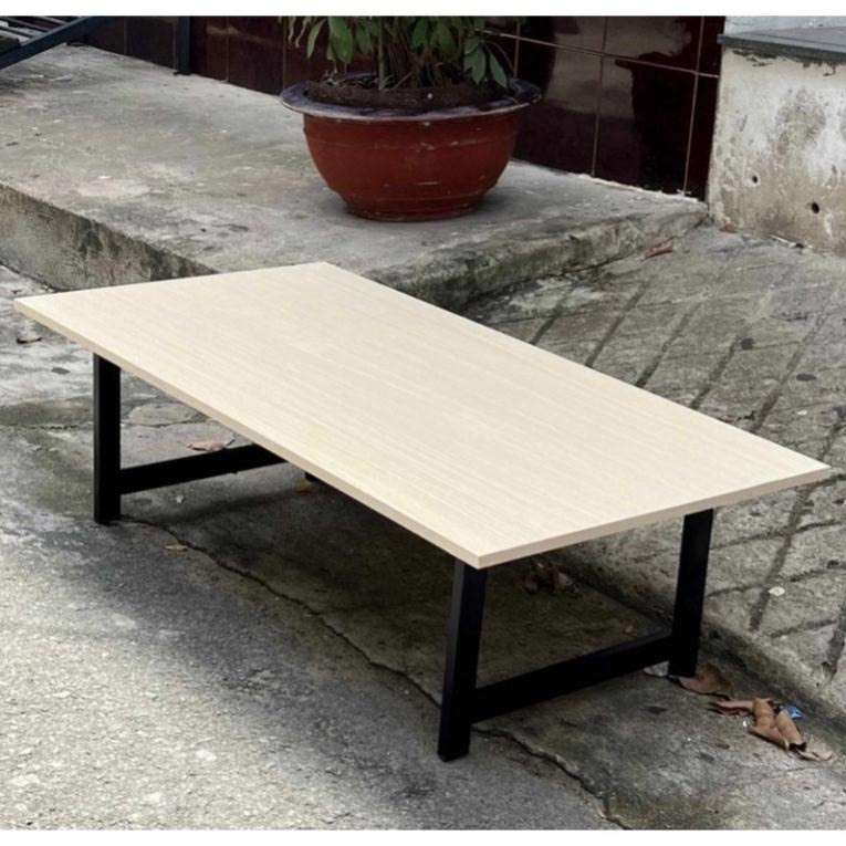 Bàn làm việc chân xếp ,gấp gọn, Ngồi bệt khung sắt dày liên kết chắc chắn, mặt bàn mdf phủ melamin chống xước hàng sịn | BigBuy360 - bigbuy360.vn
